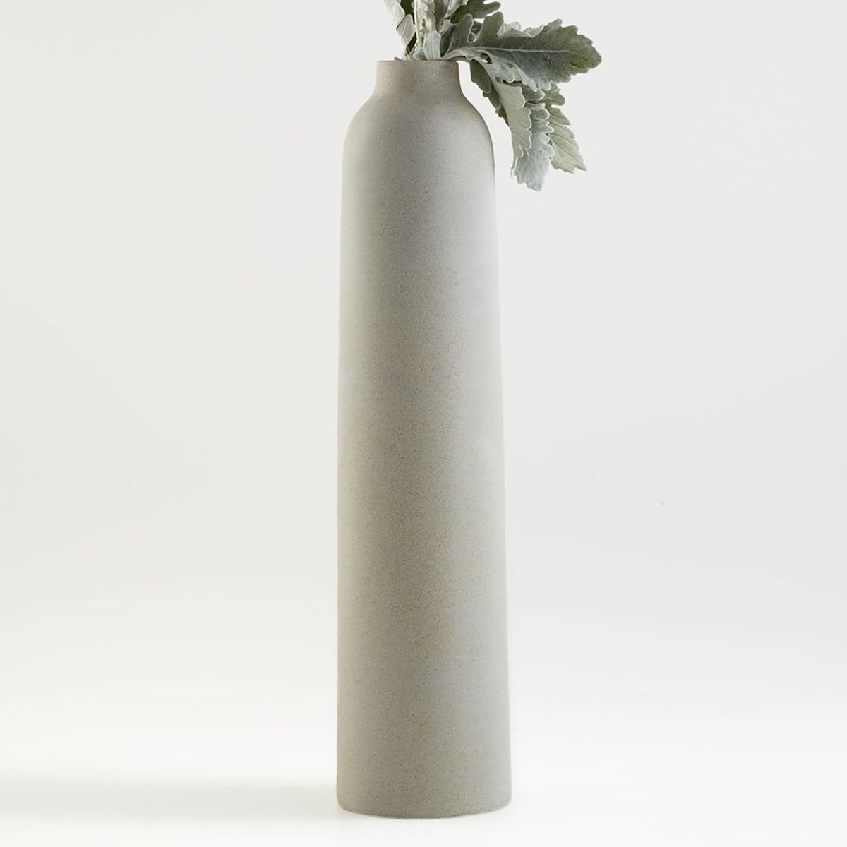 CRATE & BARREL - Jarrón de Cerámica Esmaltada Rhonna