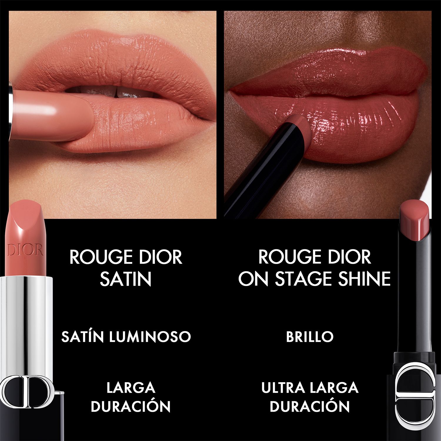 Dior Labial Rouge Dior On Stage - 222 Confident Nude DIOR
