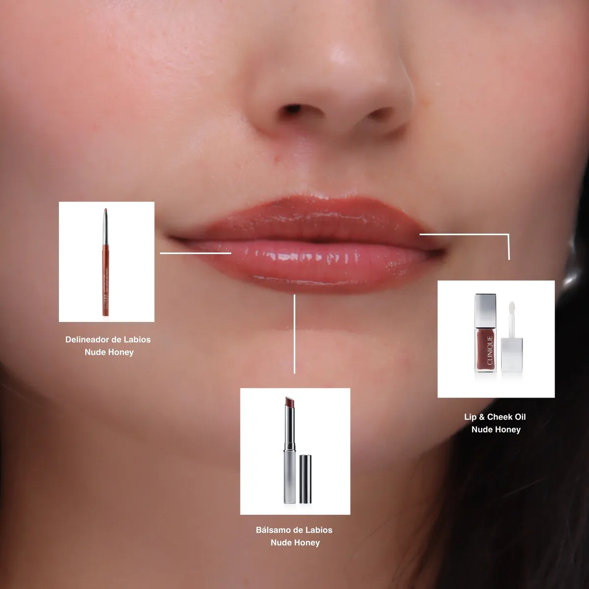 CLINIQUE - Lip Combo Nude Honey