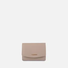 Billetera Grande Tous Flap Kaos Icon color beige y negro - Miralles Arévalo Joyeros