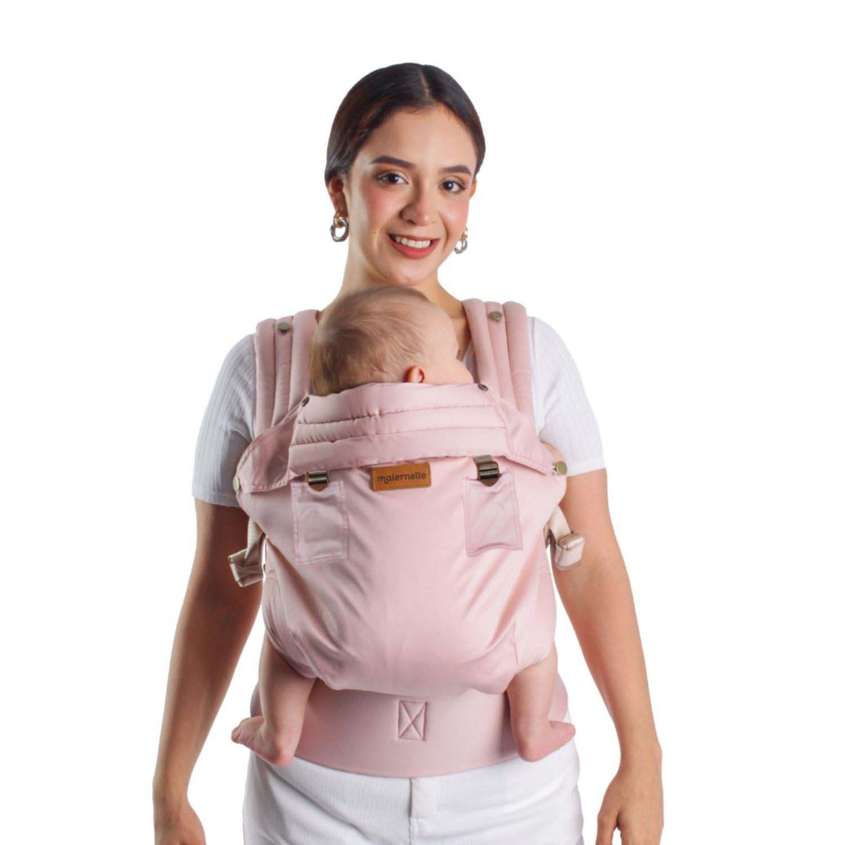 MATERNELLE - Mochila Ergonómica Premium 4 En 1 Palo Rosa