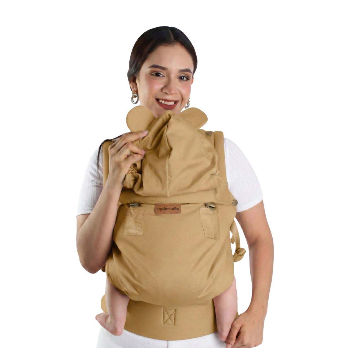 MATERNELLE - Mochila Ergonómica Premium 4 En 1 Camel