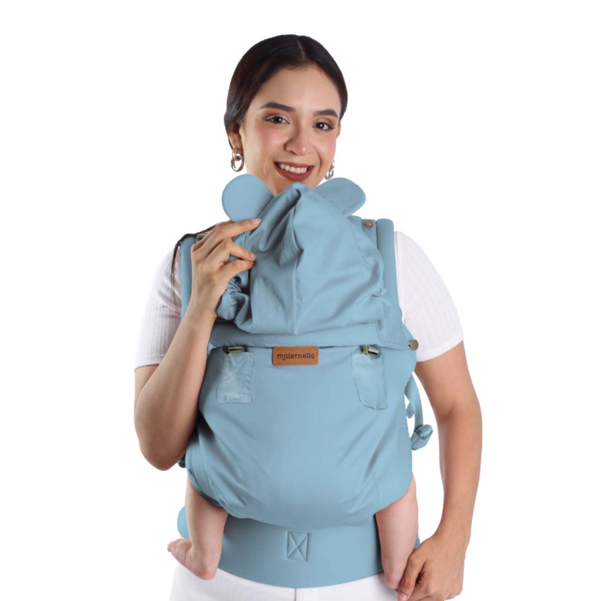 MATERNELLE - Mochila Ergonómica Premium 4 En 1 Azul
