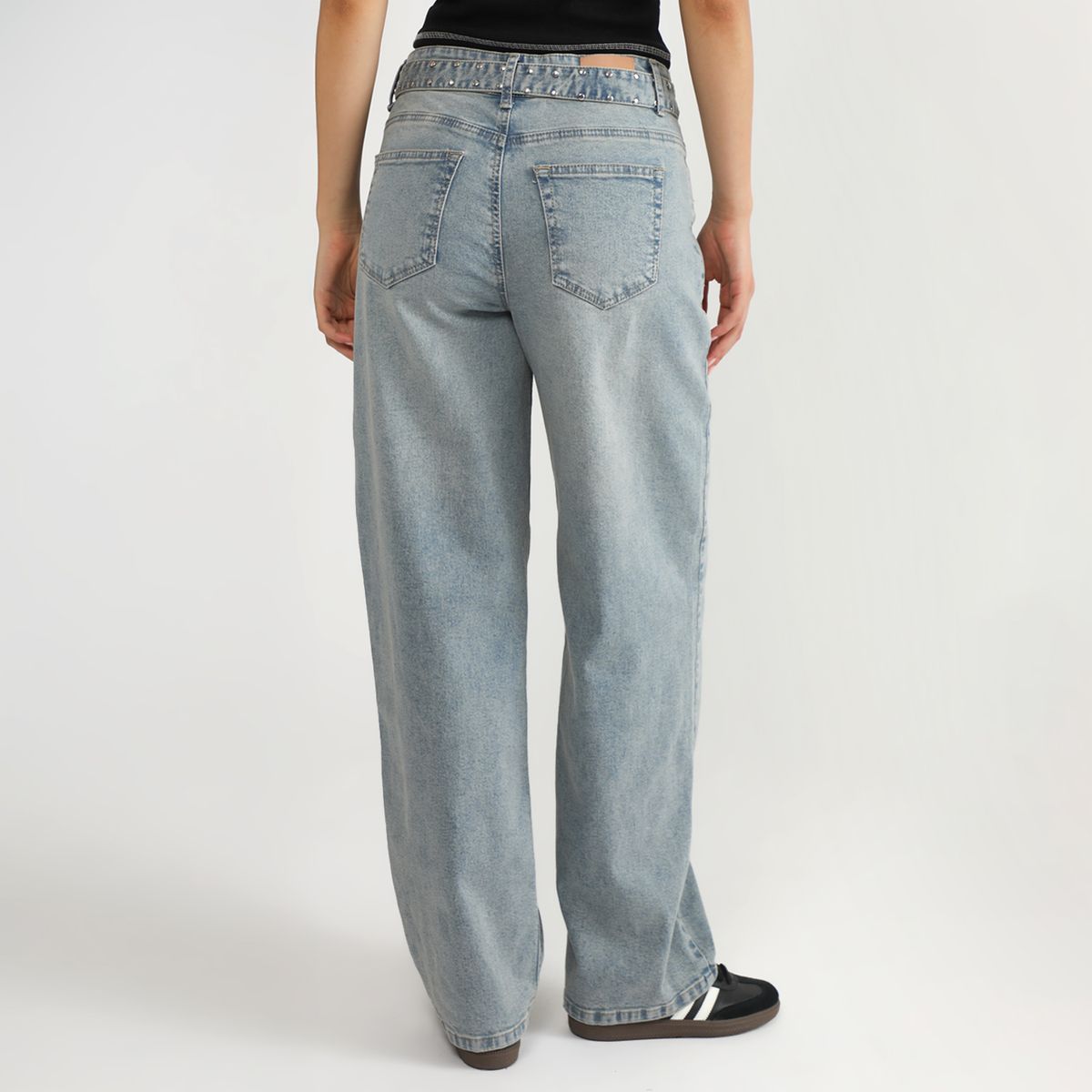 DENIMLAB - Jean Balloon Tiro Alto Mujer Denimlab