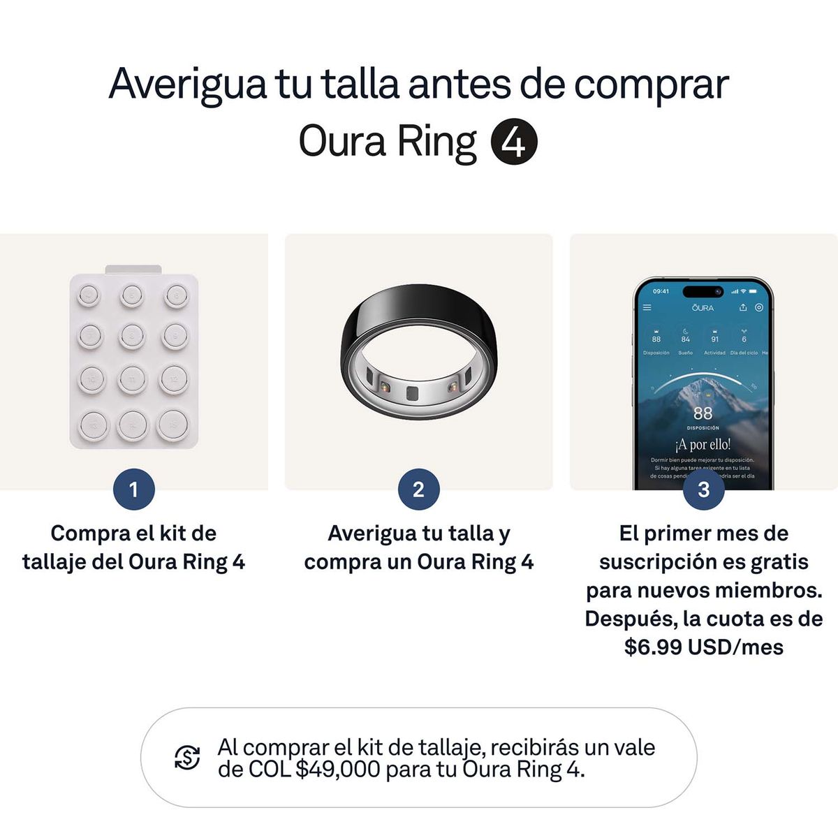 OURA - Anillo Inteligente Ring 4 Ceramic