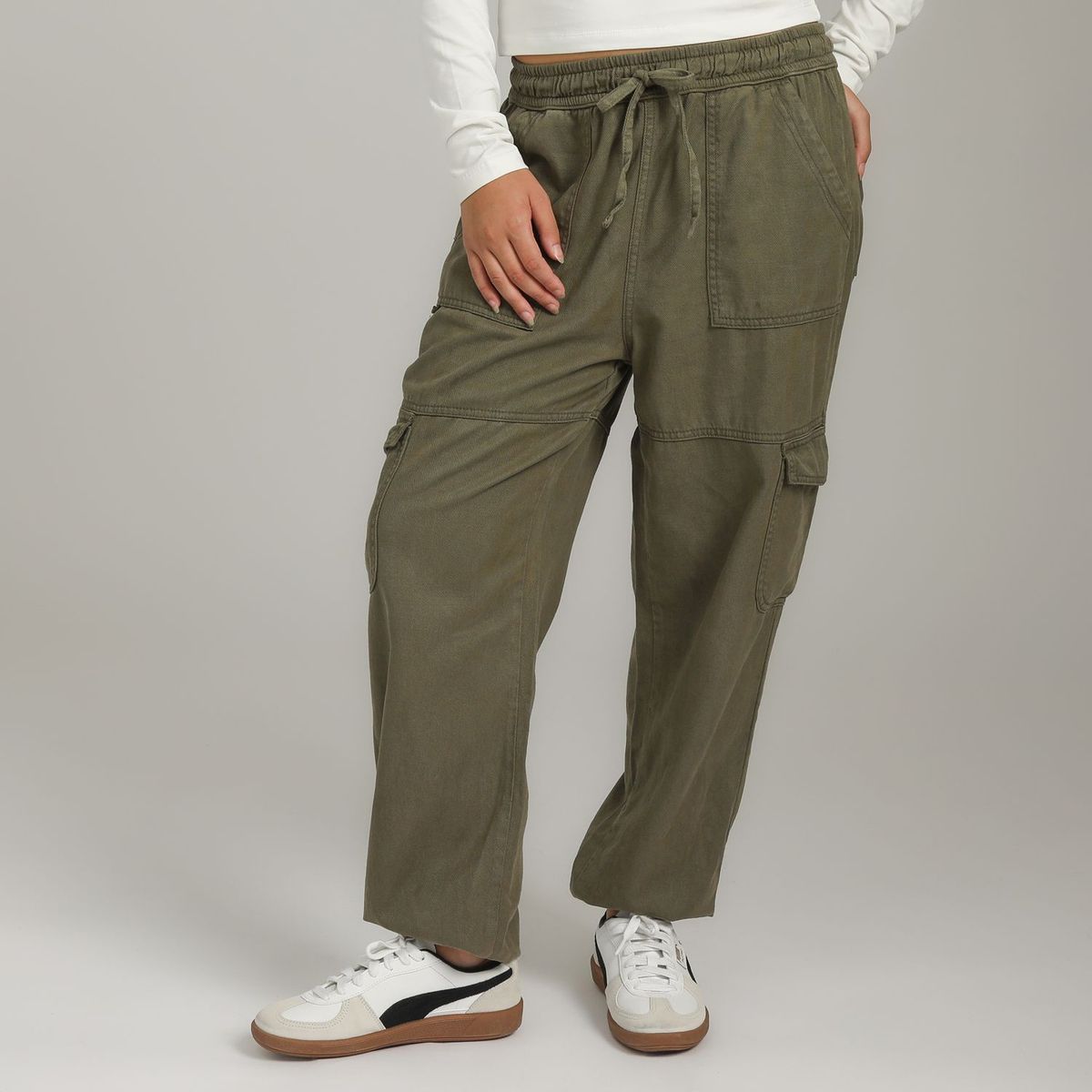 DOO AUSTRALIA - Pantalón Balloon Tiro Medio Mujer Doo Australia