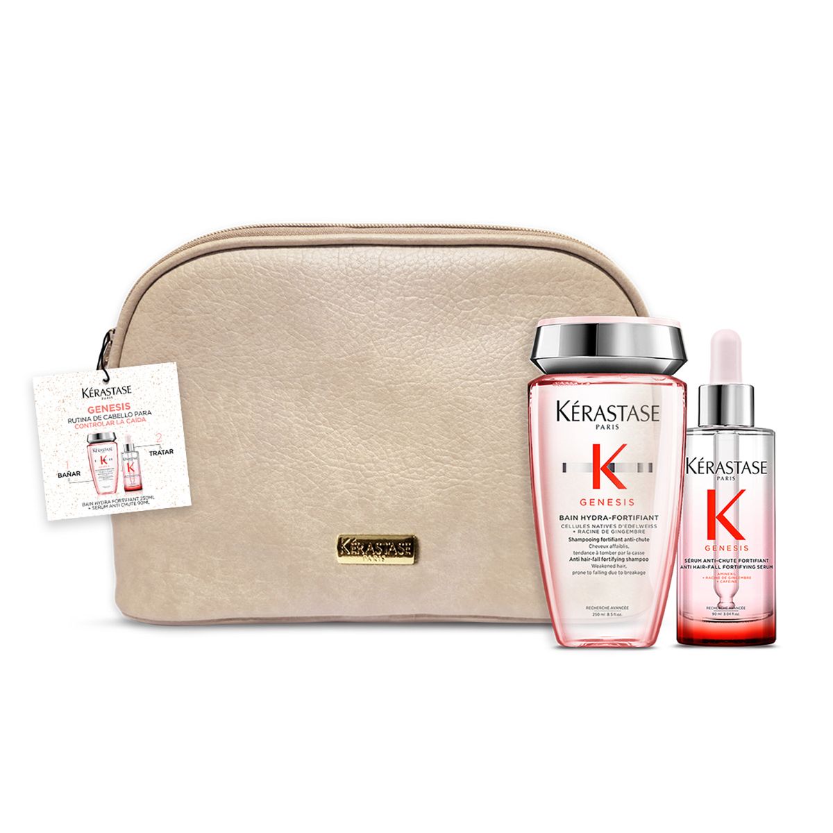 KERASTASE - Pack Kerastase Genesis: Shampoo 250Ml + Serum 90Ml Para Cabello Frágil