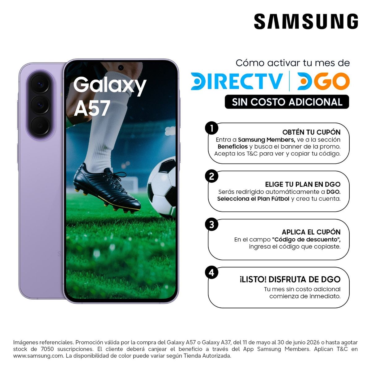 SAMSUNG - Celular Samsung Galaxy A57 5G