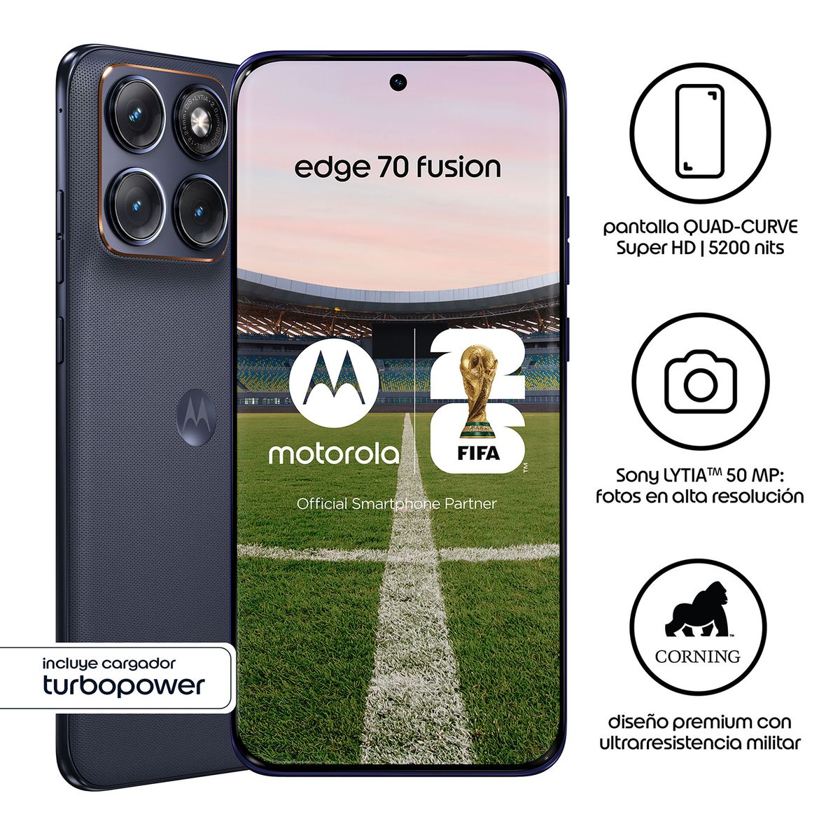 MOTOROLA - MOTO EDGE 70 FUSION 8+256