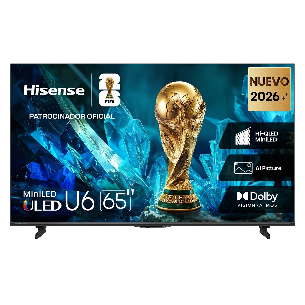Hisense - Televisor Hisense 65" Miniled 4K 65U6ESG Smart Tv