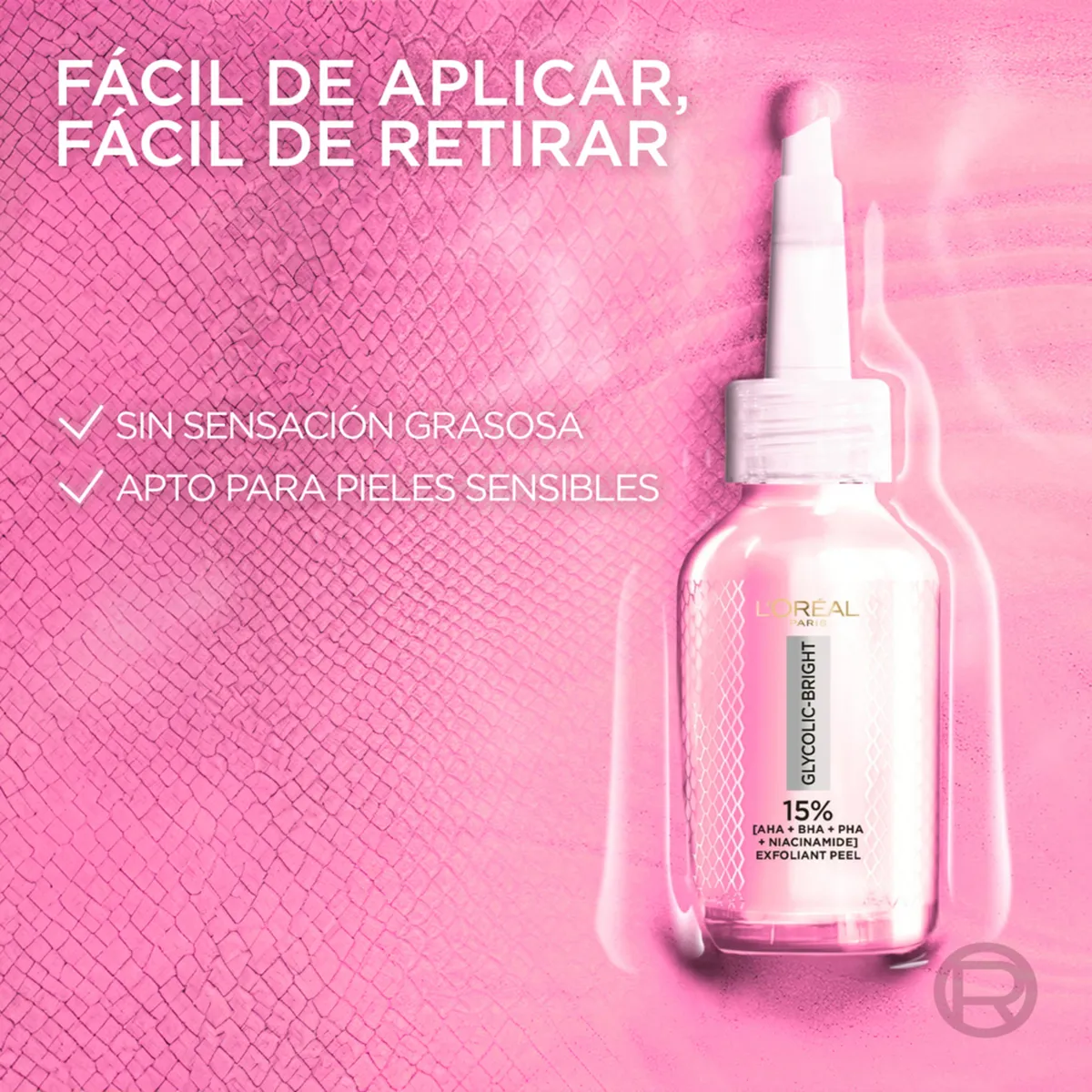 LOREAL PARIS - Peeling Glycolic Bright Anti-M