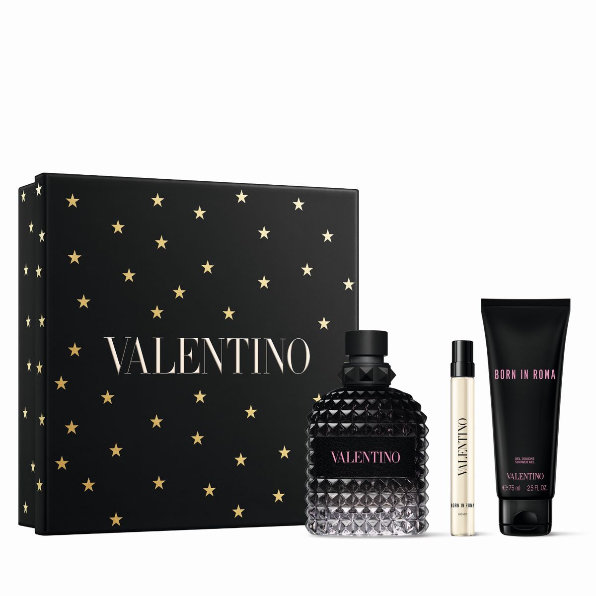 VALENTINO - Valentino Estuche Born In Roma Uomo Eau de Toilette 100 ml + 10 ml + Shower Gel