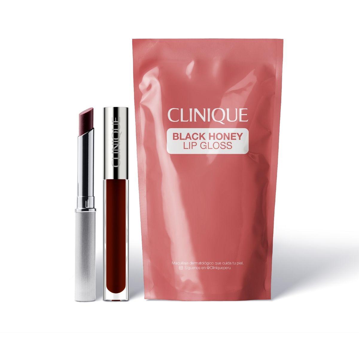 CLINIQUE - Set Black Honey Glossy Lips Clinique