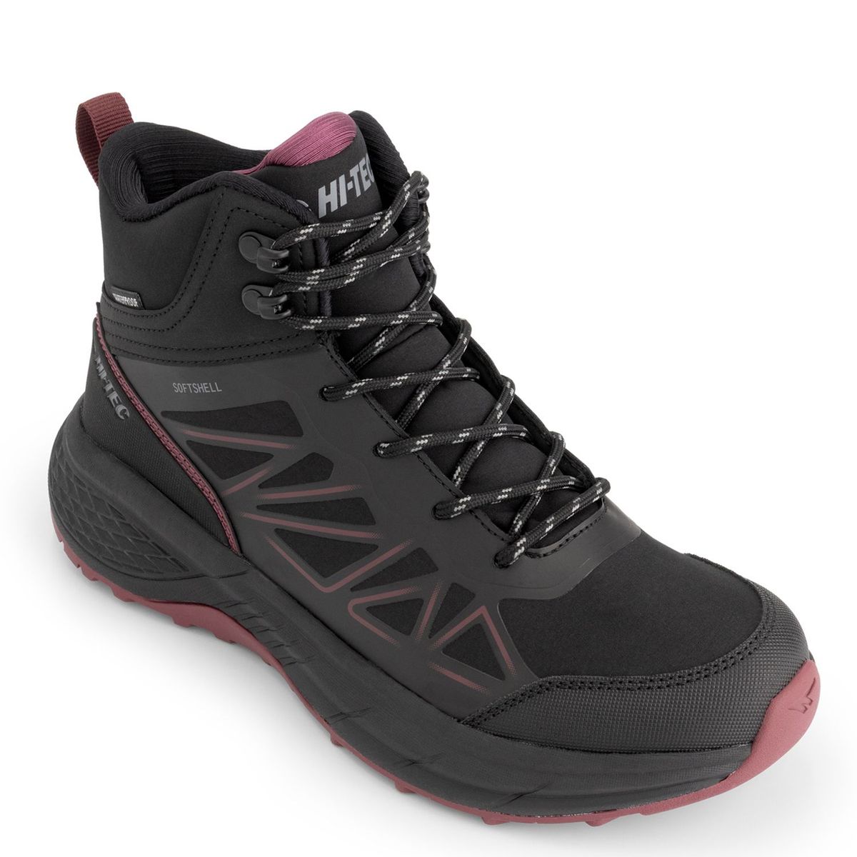 HI TEC - Zapatillas Outdoor Mujer Hi Tec Softshell Mid Wp