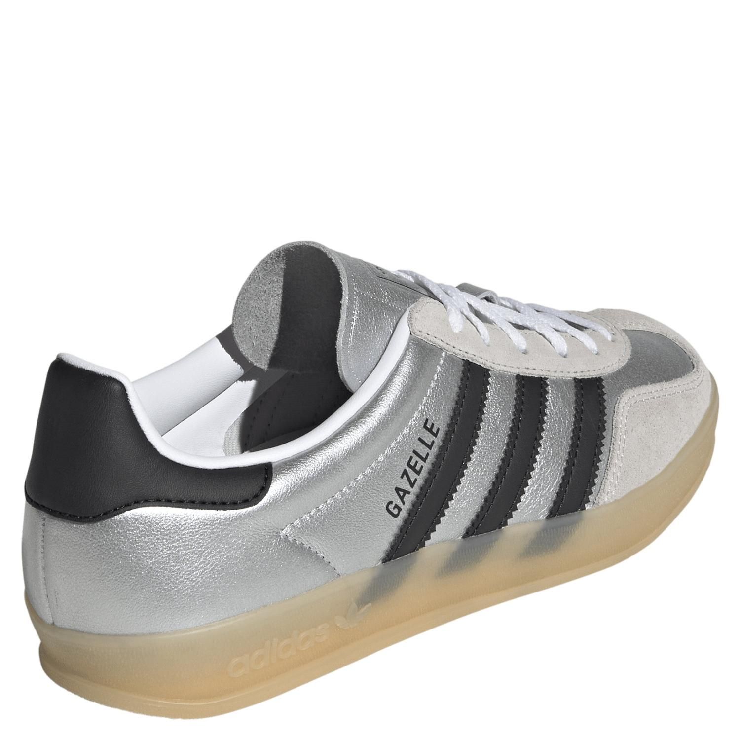 adidas gazelle silver green womens Adidas Gazelle Spikeless Golf Shoes Grey Two/White – Golf Discount main image 1
