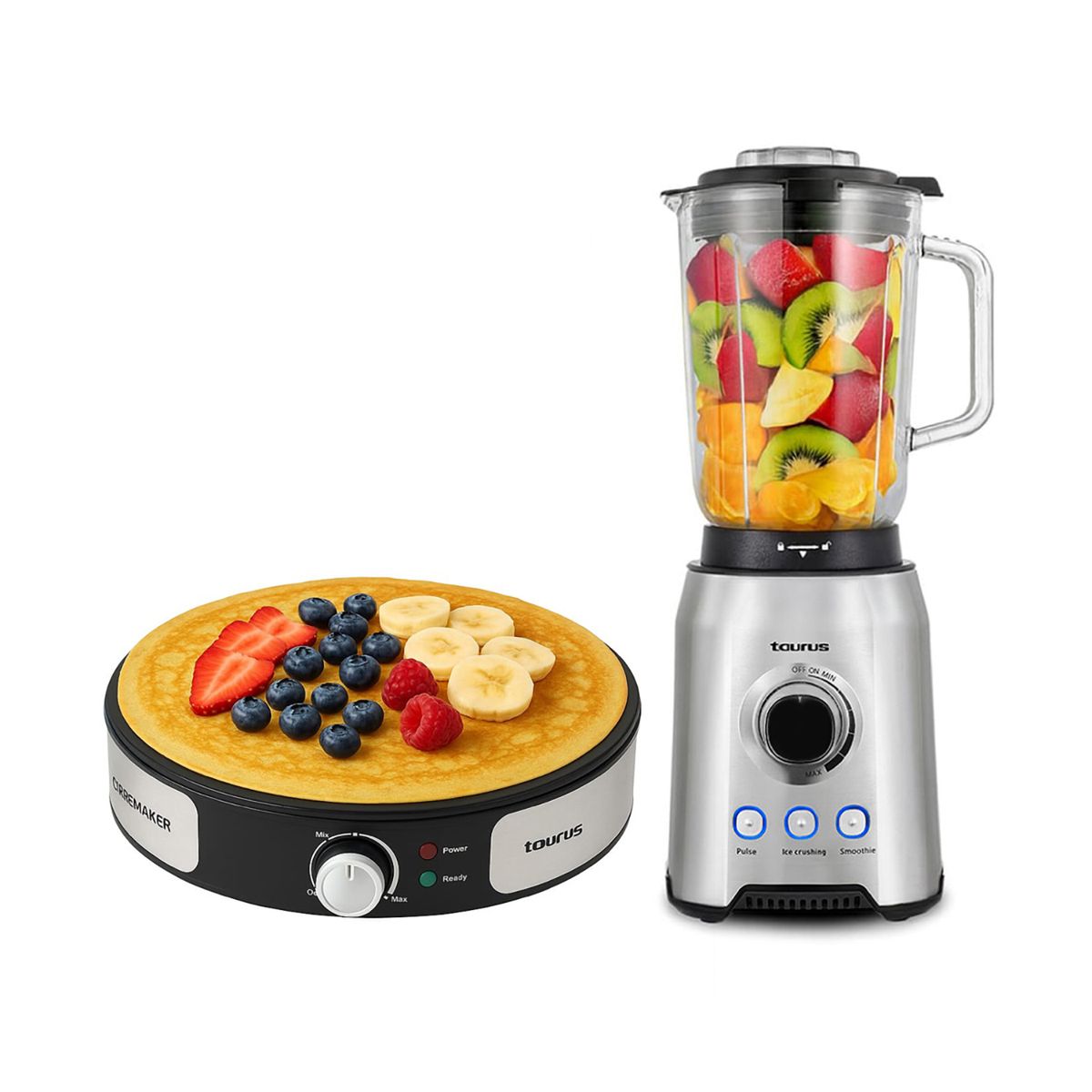 TAURUS - Combo Licuadora Alfa 1200W + Crepera