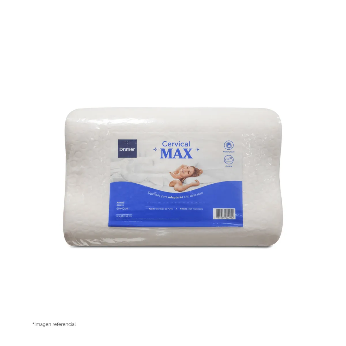 DRIMER - Almoh Visco Cervical Max Estandar 60X40 cm