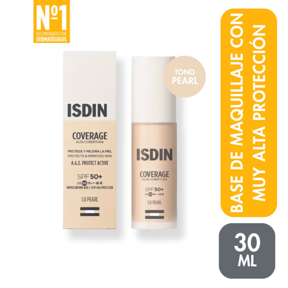 ISDIN - Isdin Coverage 1 Pearl Spf50 30G