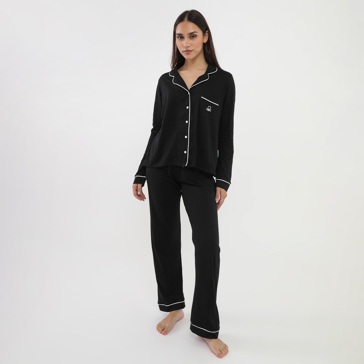 BENETTON - Pijama 100% Algodón Pima Mujer