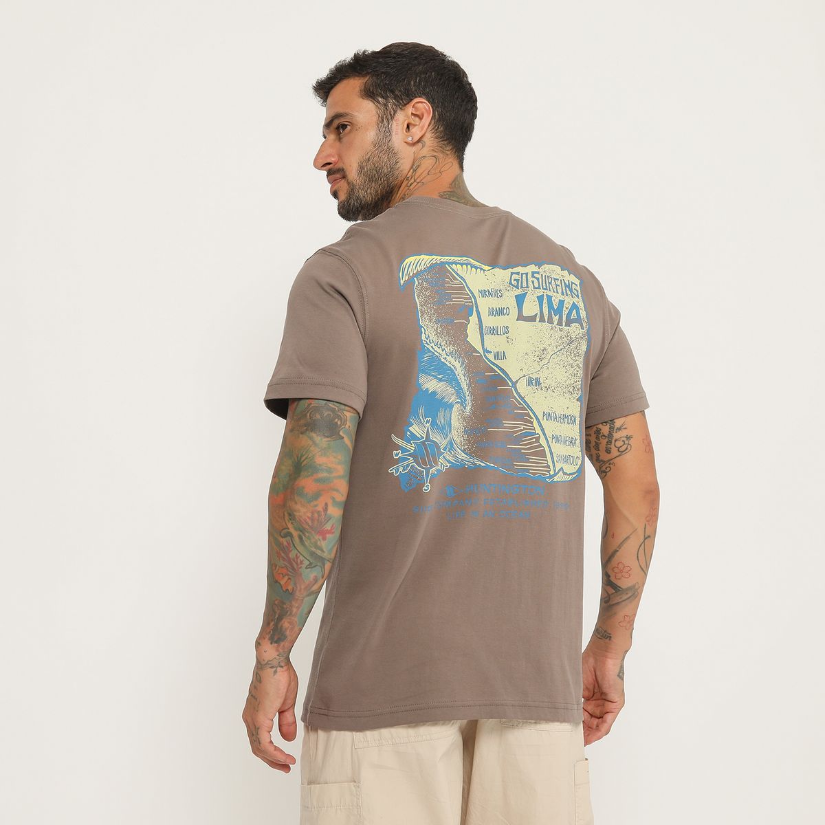 HUNTINGTON - Polo Manga Corta Casual Regular Fit Hombre