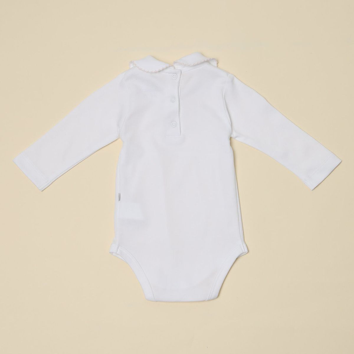 CONIGLIO - Body Bebé Niña Manga Larga Algodón Pima Coniglio