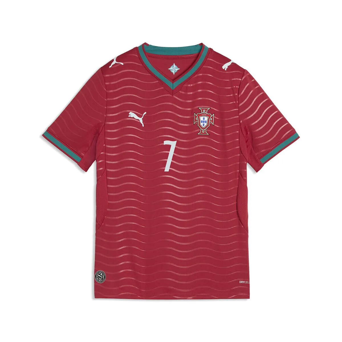 PUMA - Camiseta Local Portugal Kids 2026 Manga Corta Cristiano Ronaldo CR7 Puma