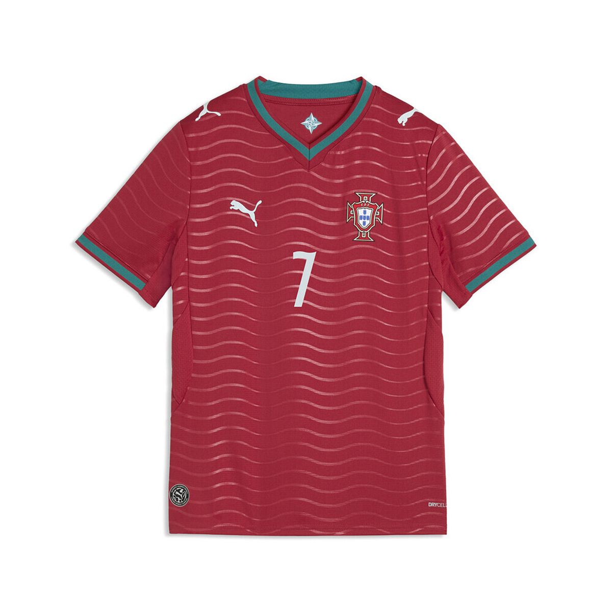 PUMA - Camiseta Local Portugal Kids 2026 Manga Corta Cristiano Ronaldo CR7 Puma