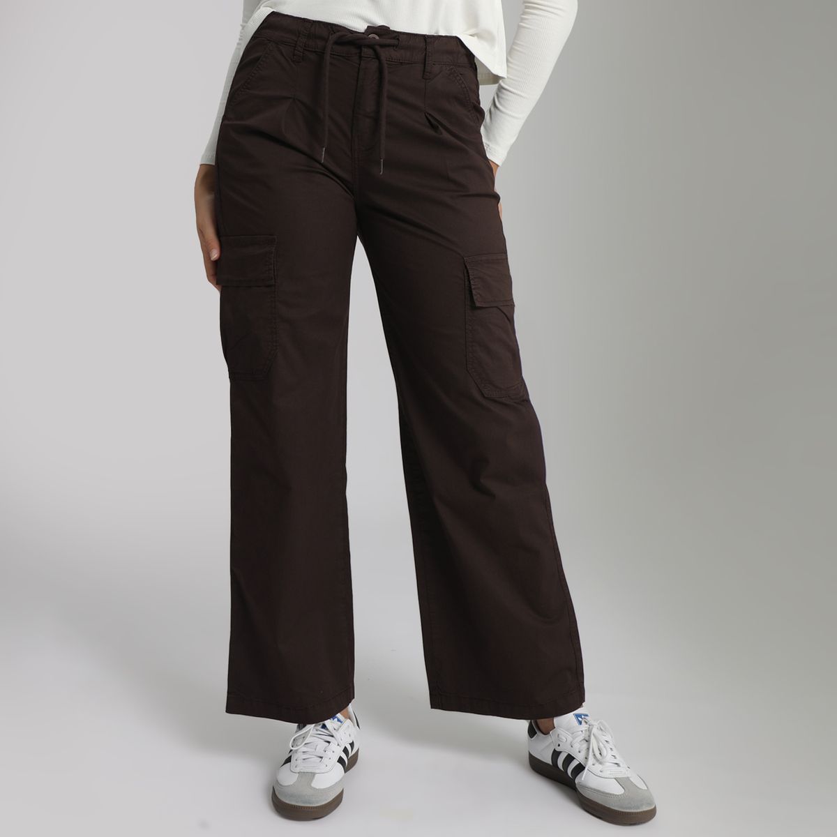DOO AUSTRALIA - Jean Wide Leg Tiro Alto Mujer American Abbey