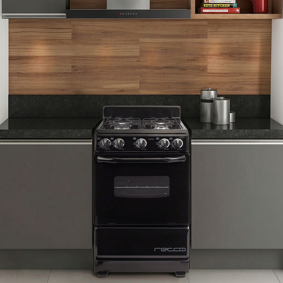 RECCO - Cocina Milan 4 Hornillas
