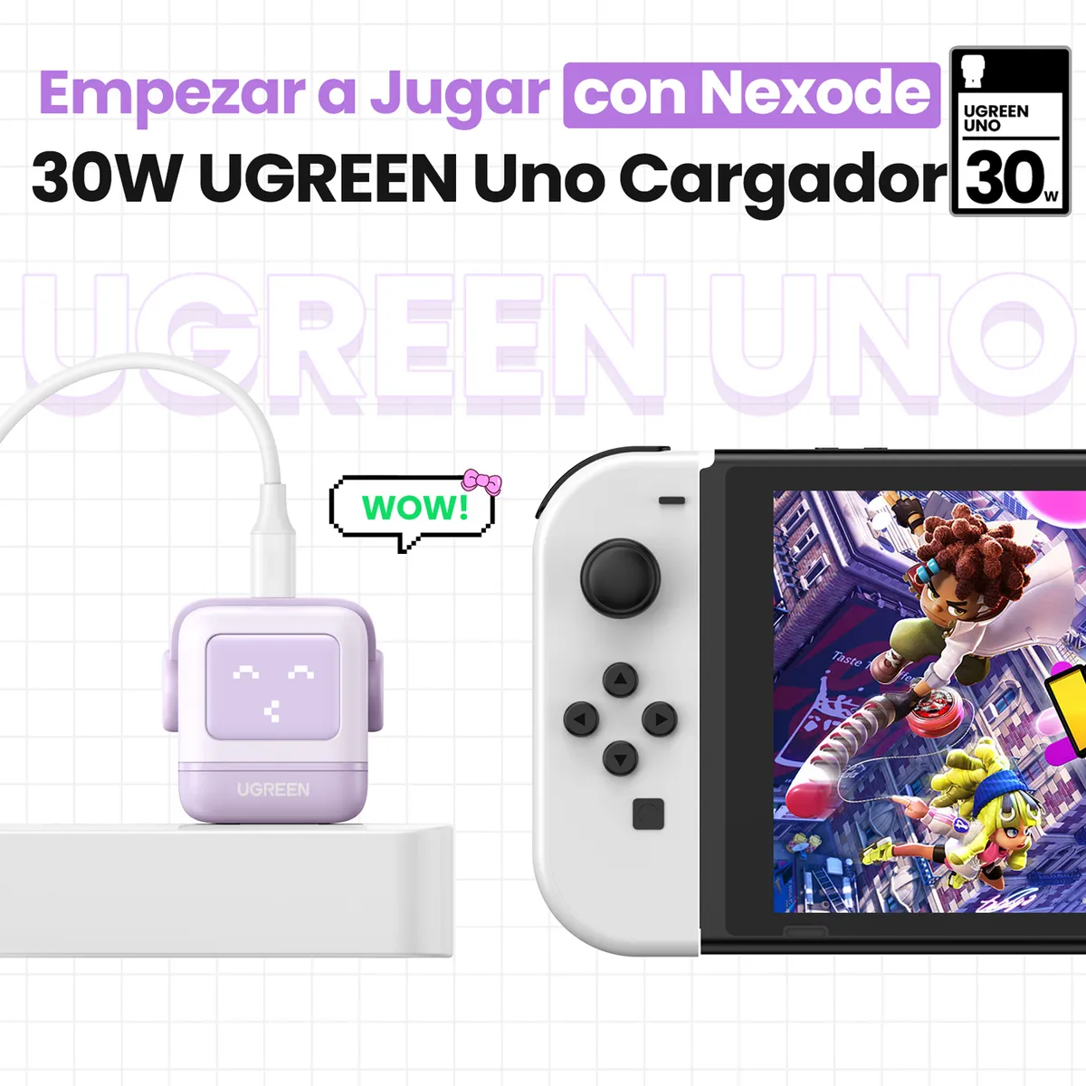 UGREEN - Ugreen Uno Rg 30W Purple