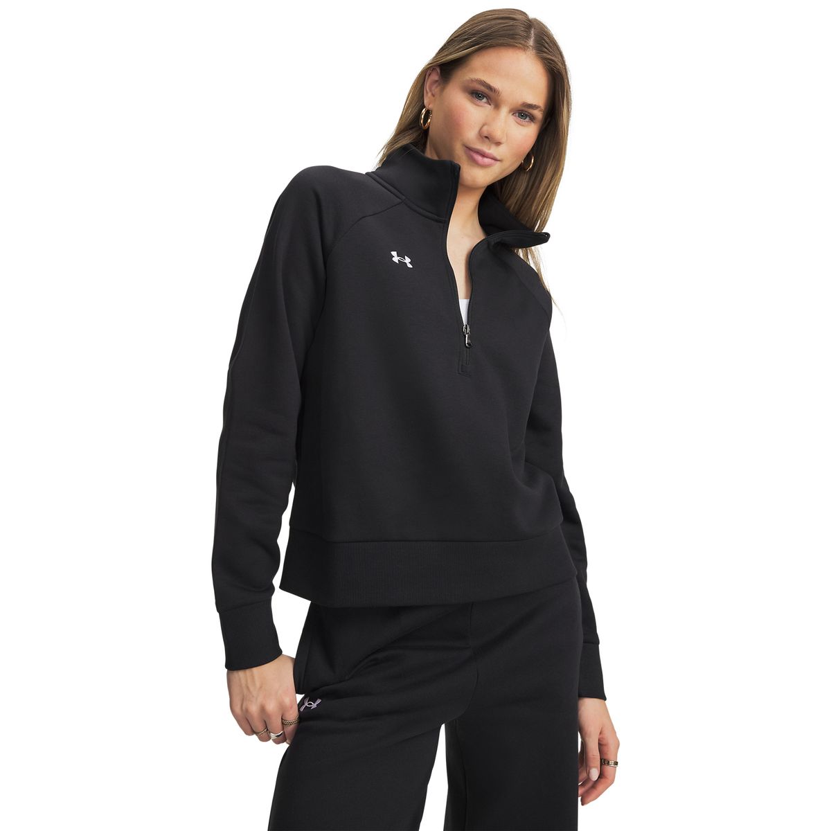 UNDER ARMOUR - Casaca Rival Fleece Half Zip Mujer Under Armour