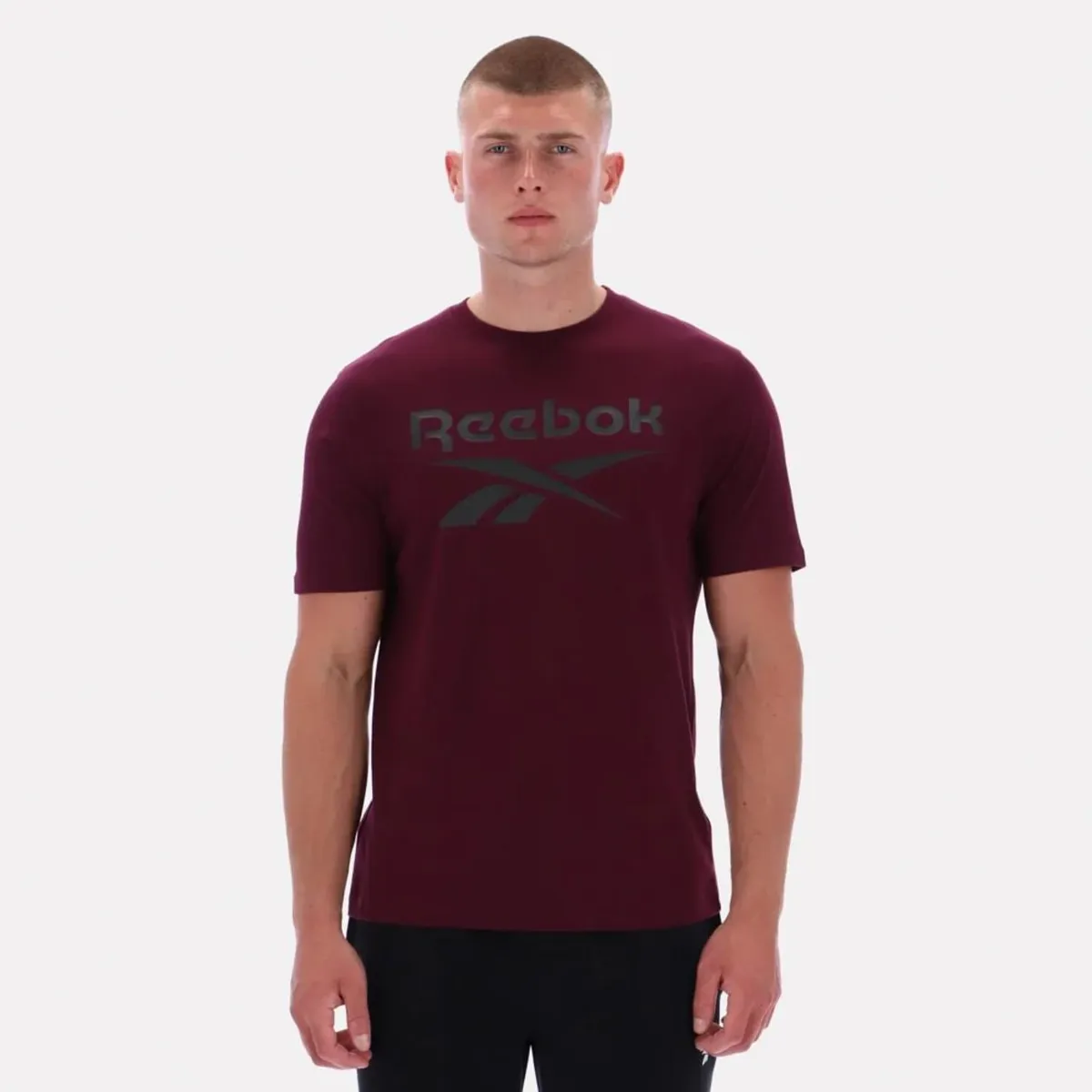 REEBOK - Polo Big Logo Manga 3/4 Hombre Reebok