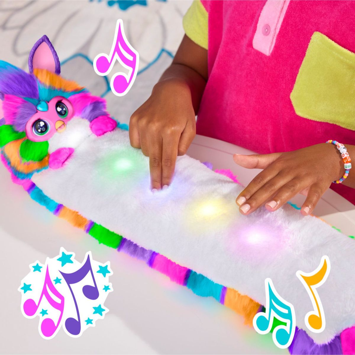 FURBY - Mini Amigo Interactivo Furby DJ Neon Star