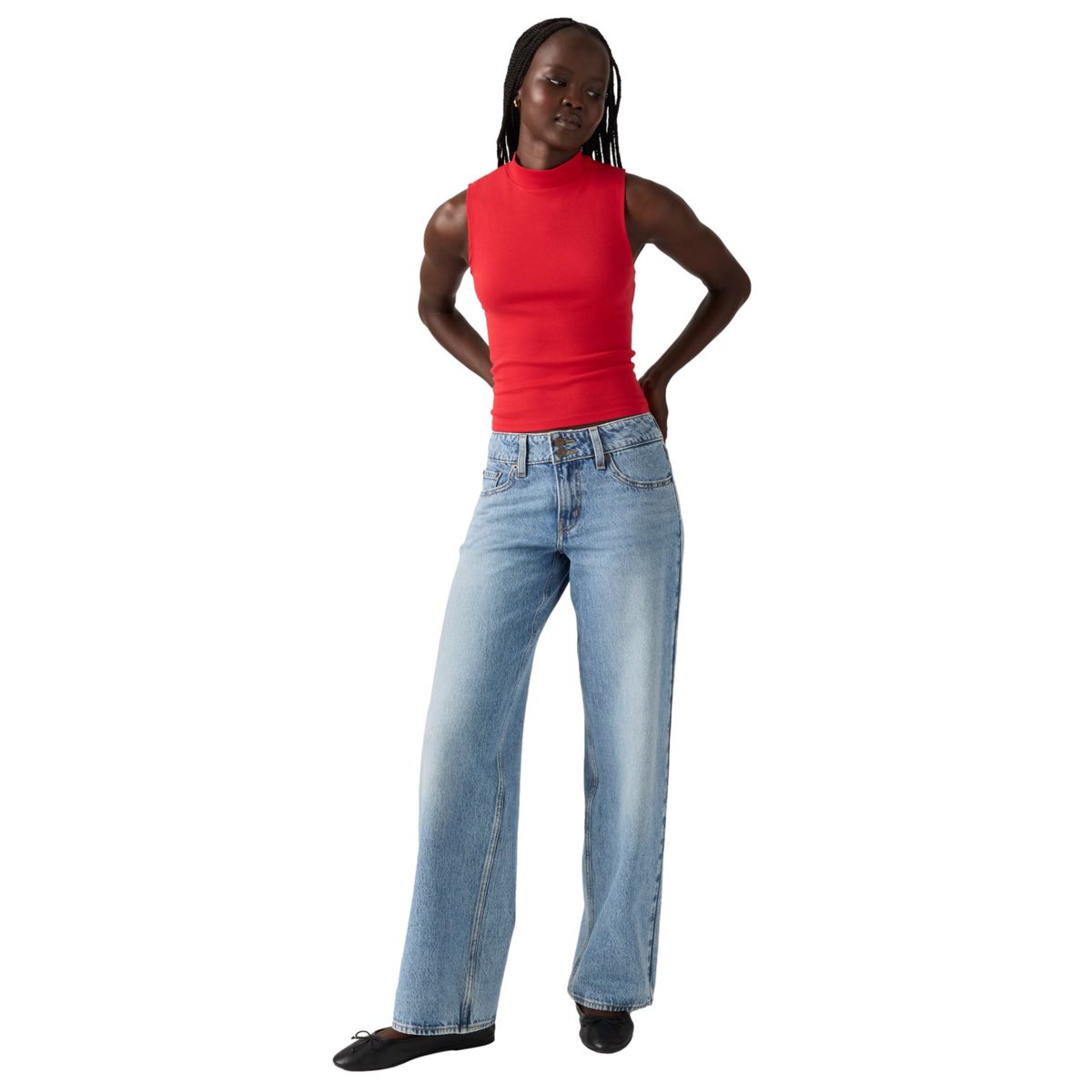 LEVIS - Jean Straight Tiro Bajo Mujer Levis
