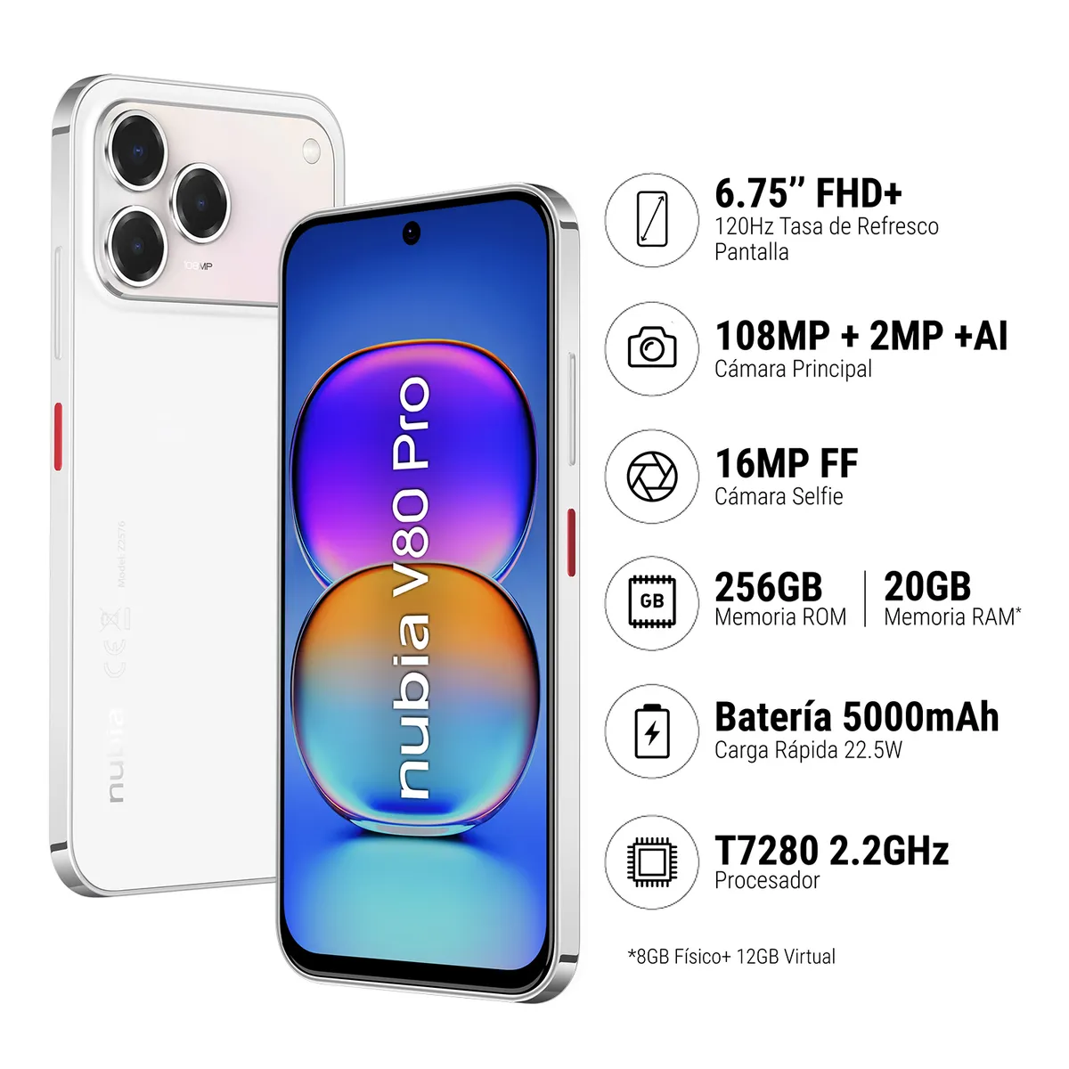 ZTE - Zte Nubia V80 Pro 8+256GB SS