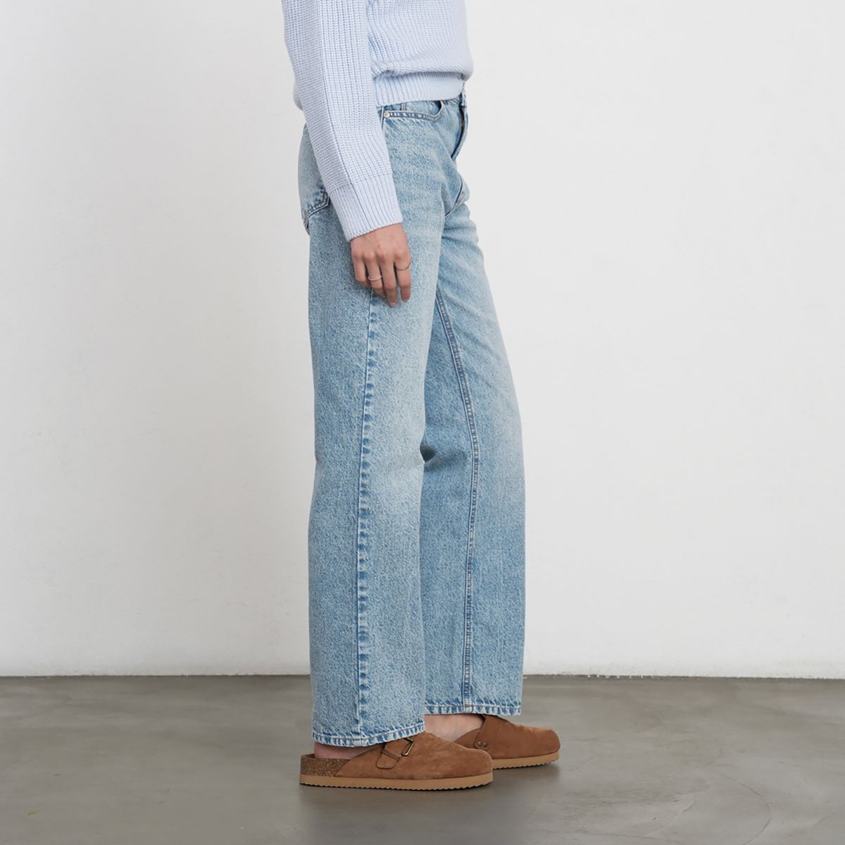 NAF NAF - Jean Straight Tiro Alto Mujer NAF NAF
