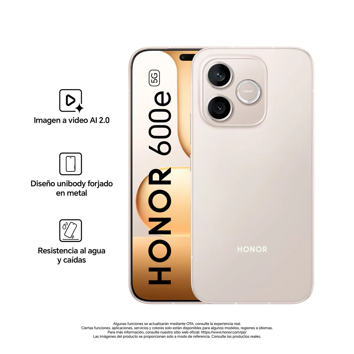 HONOR - HONOR 600e 8GB+512GB Velvet Gr  + WATCH 2I