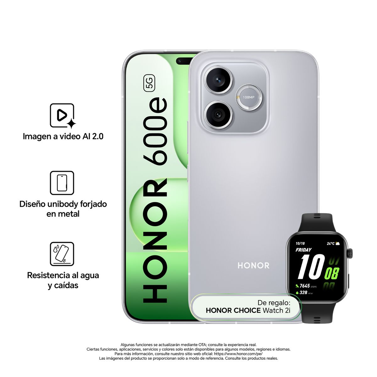 HONOR - HONOR 600e 8GB+512GB Desert Go + WATCH 2I