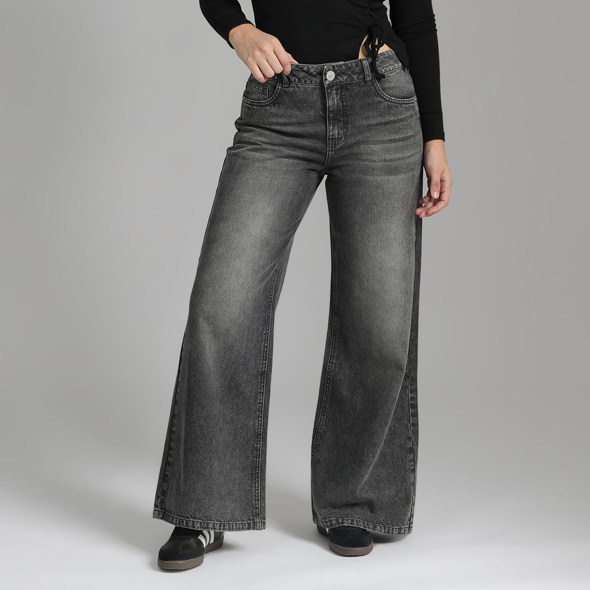 DENIMLAB - Jean Wide Leg Tiro Alto Mujer Denimlab