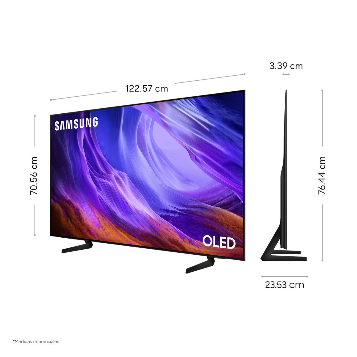 SAMSUNG - Televisor Samsung 55'' OLED S85H Vision AI Smart TV (2026)