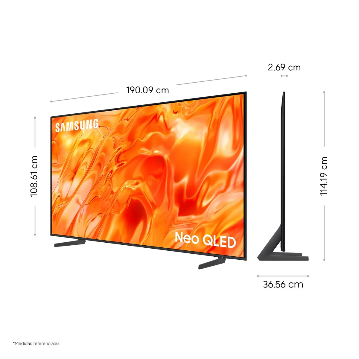 SAMSUNG - Televisor Samsung 85'' Neo QLED QN70H Vision AI Smart TV (2026)