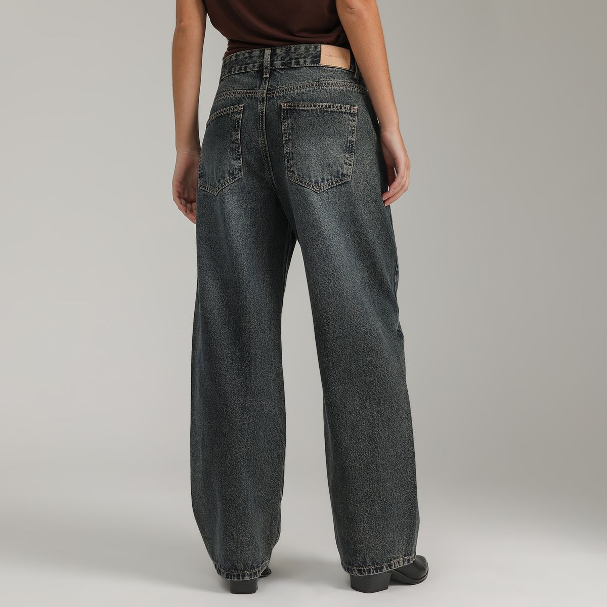 DENIMLAB - Jean Balloon Tiro Alto Mujer Denimlab