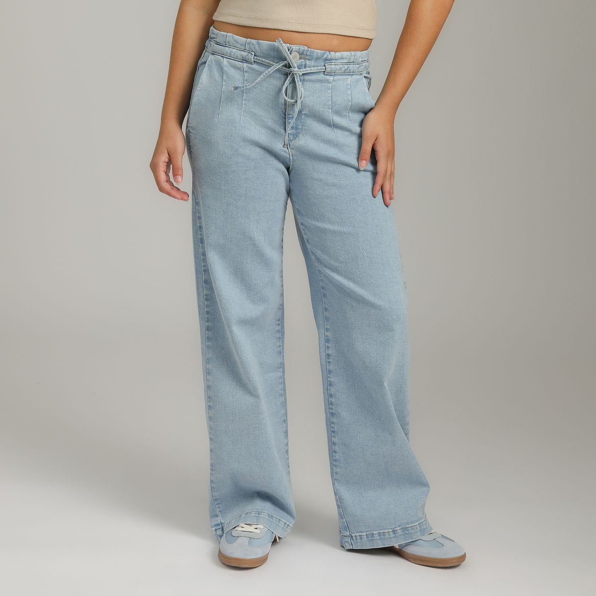 DOO AUSTRALIA - Jean Wide Leg Tiro Medio Mujer Doo Australia