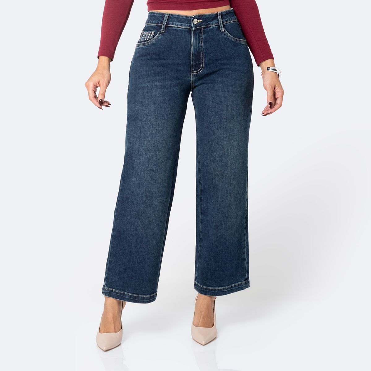 Pionier - Jean Straight Tiro Alto Mujer Pionier
