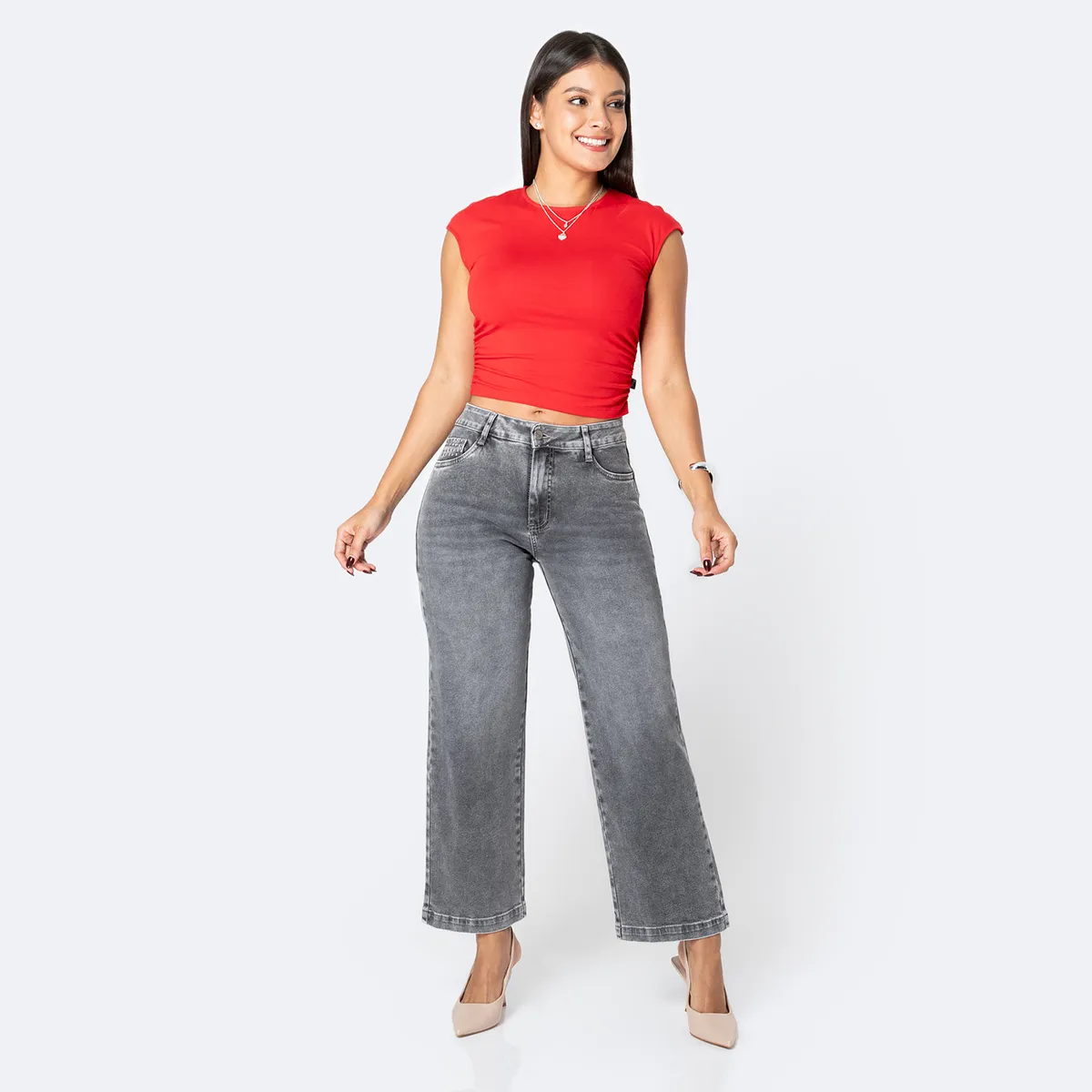 Pionier - Jean Straight Tiro Alto Mujer Pionier