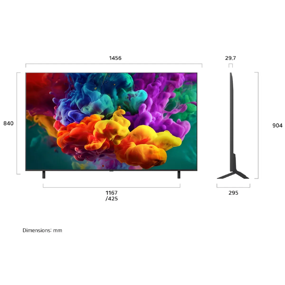 LG - Televisor LG 65" QNED evo AI QNED85 Mini LED 4K Smart TV 2026
