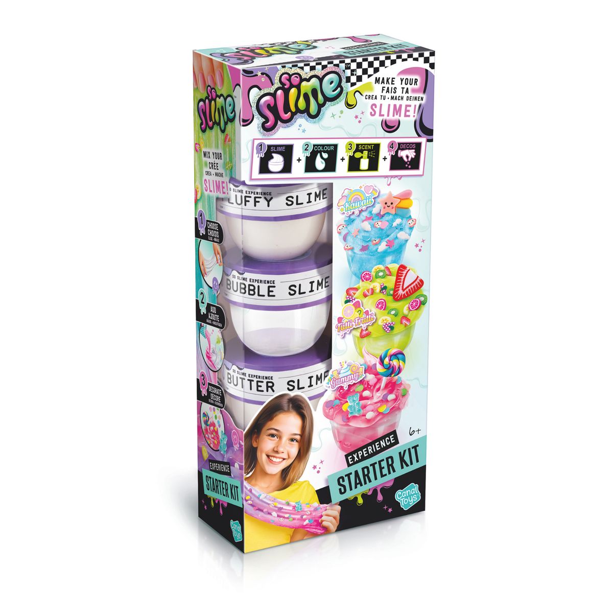 CANAL TOYS - Kit 3 Pack Crea tu Slime Canal Toys