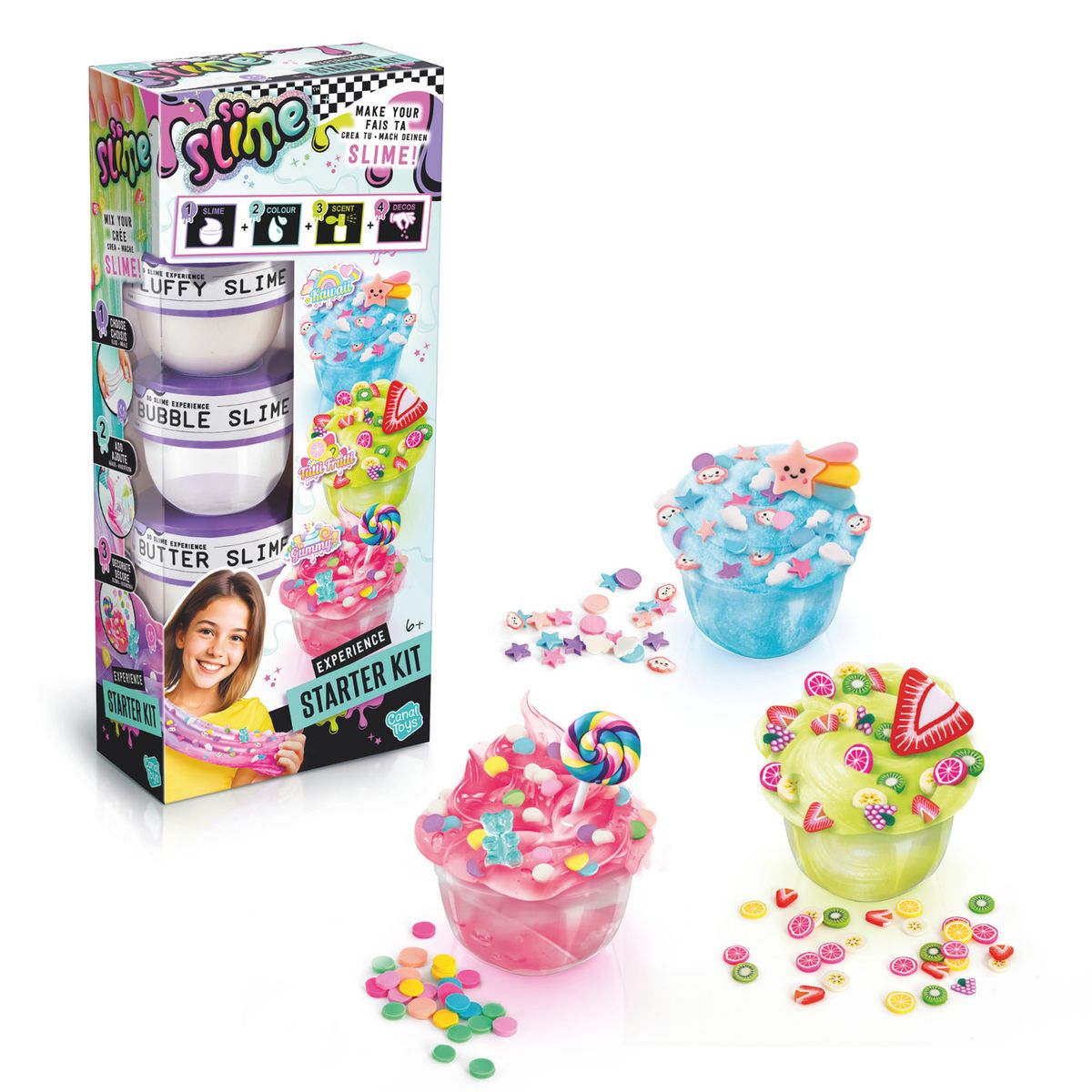 CANAL TOYS - Kit 3 Pack Crea tu Slime Canal Toys
