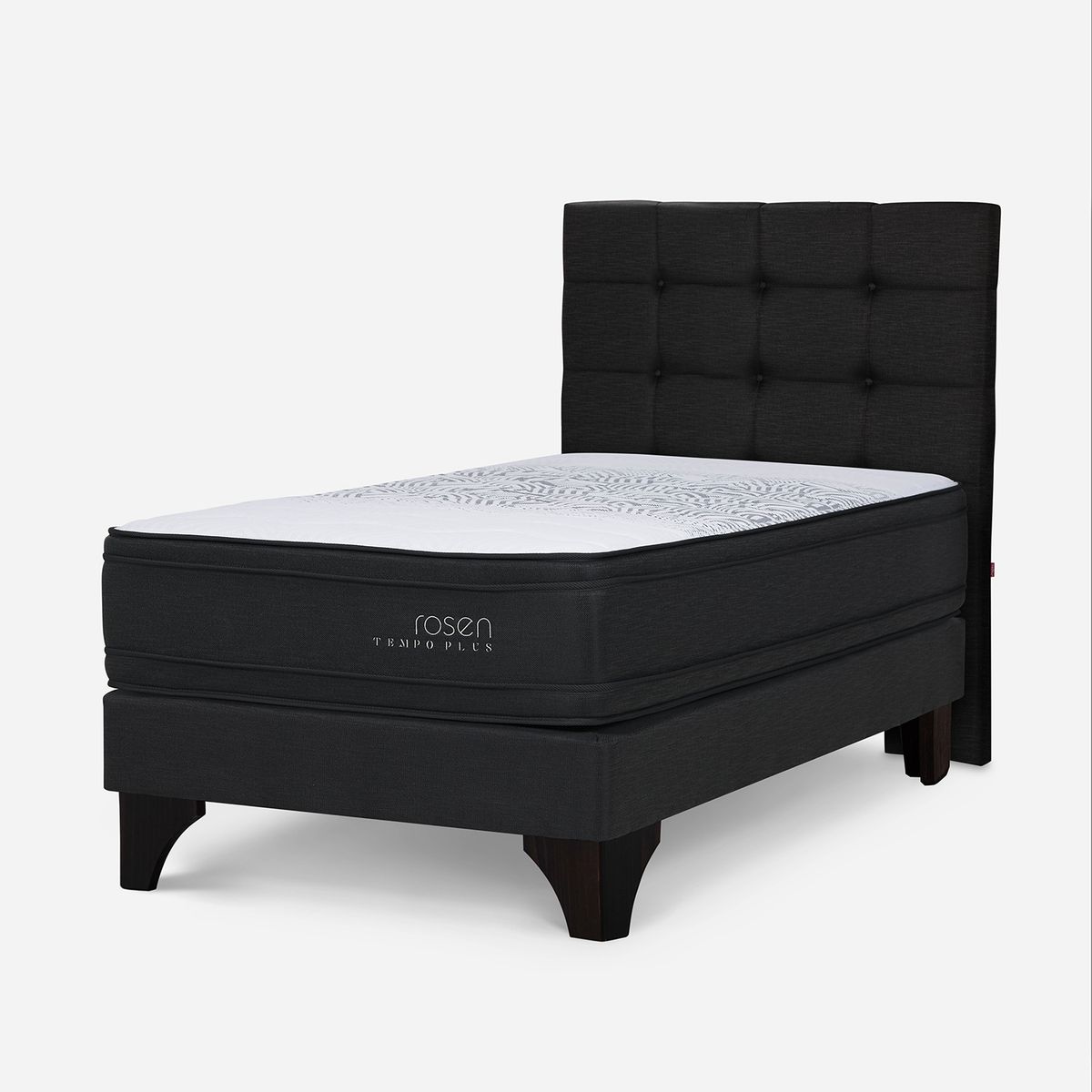 ROSEN - Dormitorio Europeo Tempo Plus Issey 1.5 Plz Grafito