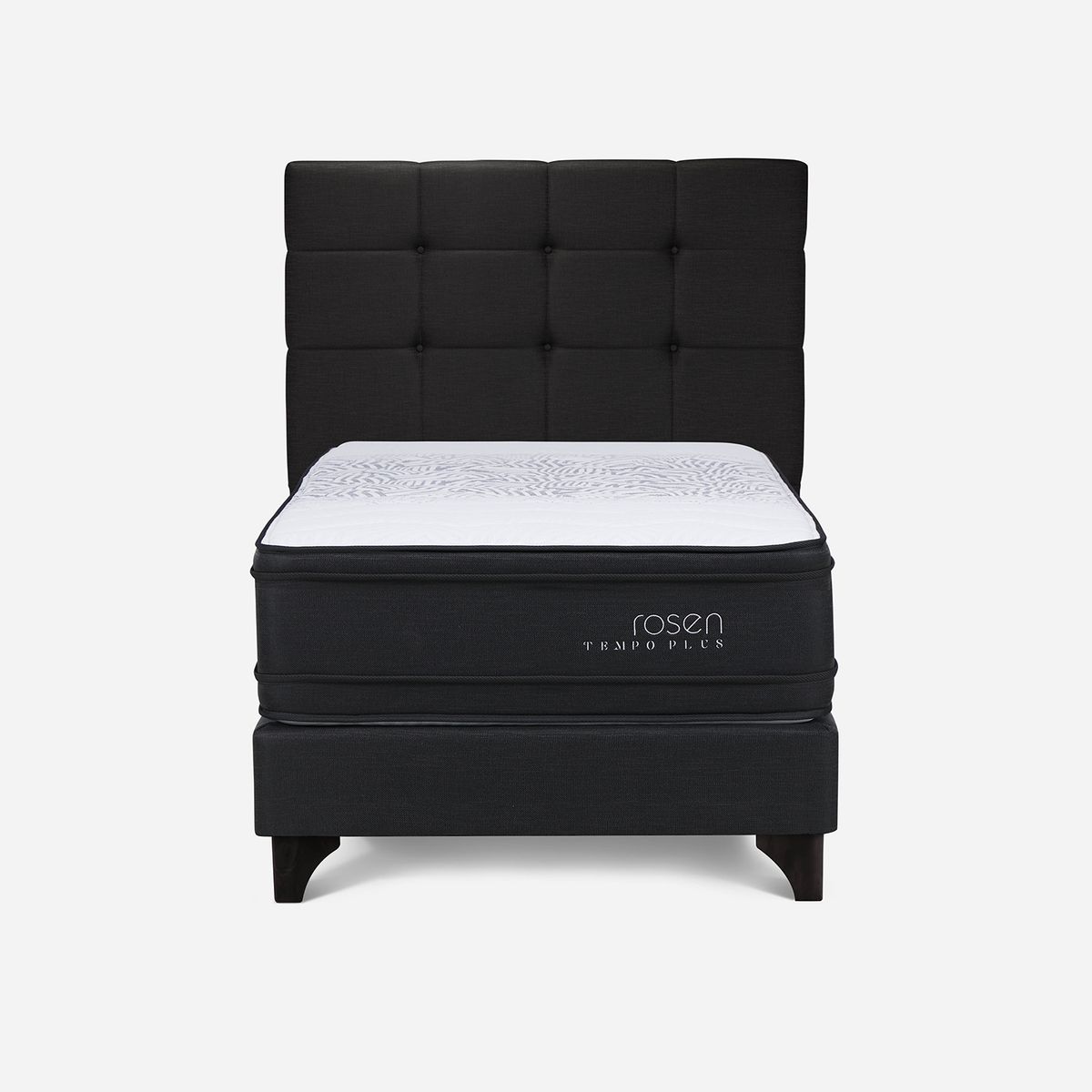 ROSEN - Dormitorio Europeo Tempo Plus Issey 1.5 Plz Grafito